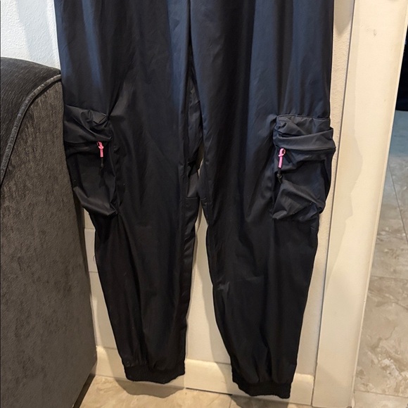 Nike Tech Pack XL Black Jogger Jumpsuit Zipper Pink Pocket Zip - Picture 6 of 14